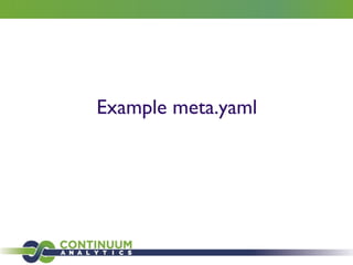 Example meta.yaml
 