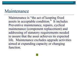 Maintained Good Condition Condition Asessment.ppt