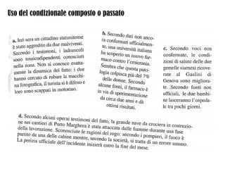 Uso del condizionale composto o passato
 