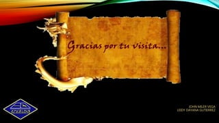 JOHN MILER VEGA
LEIDY DAYANA GUTIERREZ
 