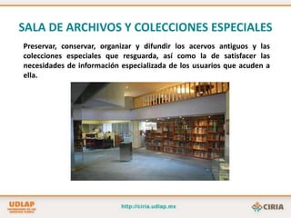 Los buzones electrónicos de entrega de libros que facultan el registrar (check in) la entrega de libros automáticamente y la unidad portable móvil que optimiza los mecanismos de reubicación y búsqueda de libros. 