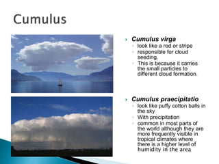 Praecipitatio Condensation (fogs and clouds) | PPTX