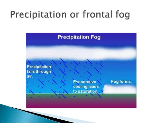 condensation fogs and clouds is fog a form of precipitation