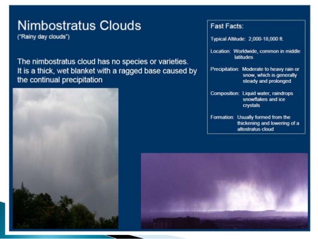 condensation fogs and clouds in the middle latitudes during the summer cirrus clouds are composed of which form of water