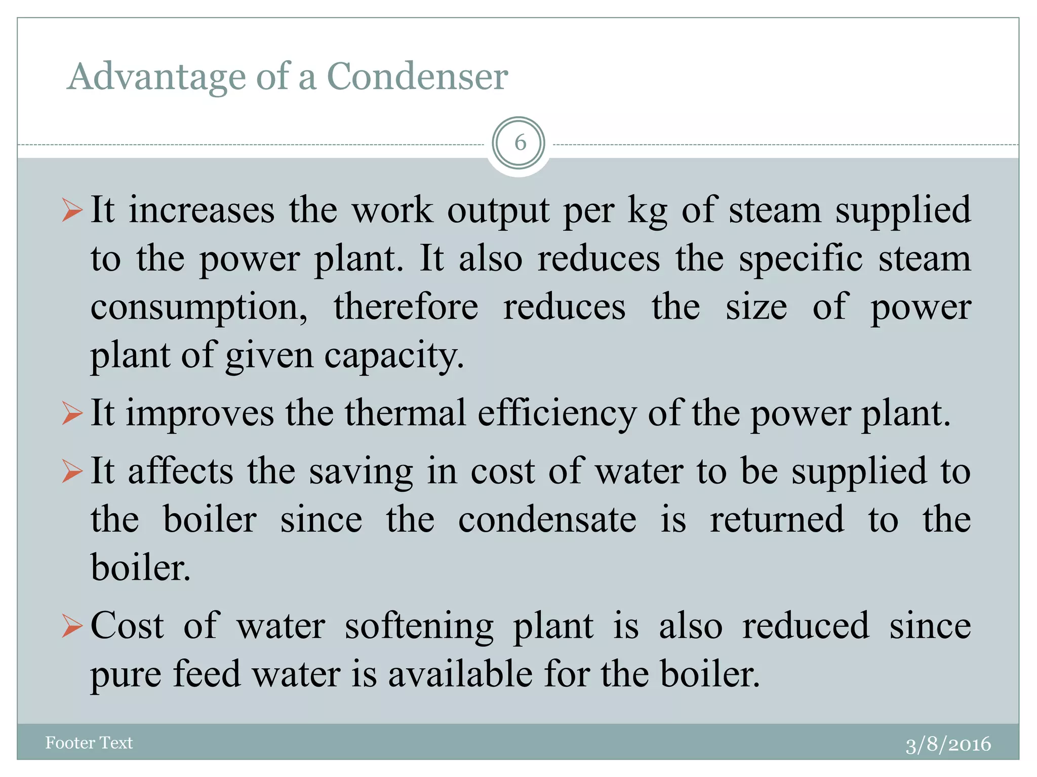 Condenser and its types PPT