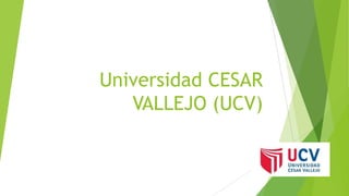 Universidad CESAR
   VALLEJO (UCV)
 