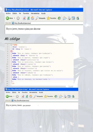 Mi código
que pasear
 