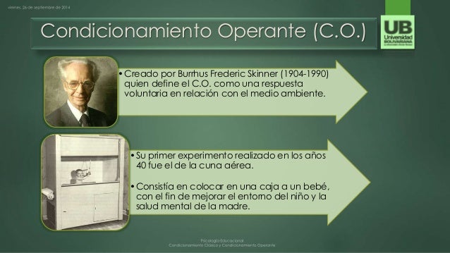 Condicionamiento clásico. y operante pptx