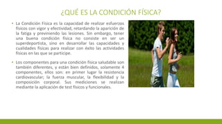 Condicion física 7º Básico | PPTX