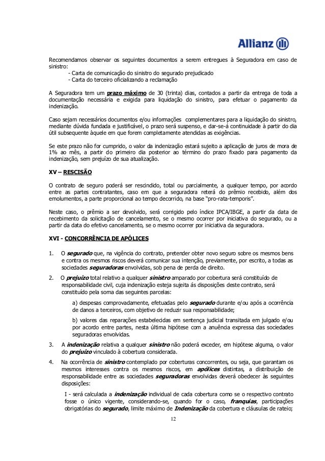 Condiçoes gerais rcg