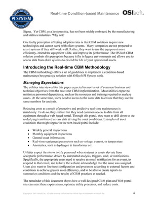 Condition based maintenance | PDF