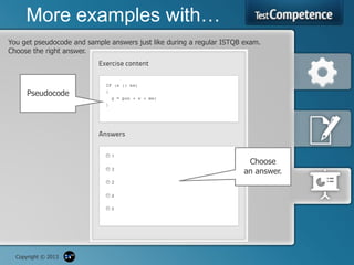 Condition Determination Testing and Coverage. ISTQB White-box ...