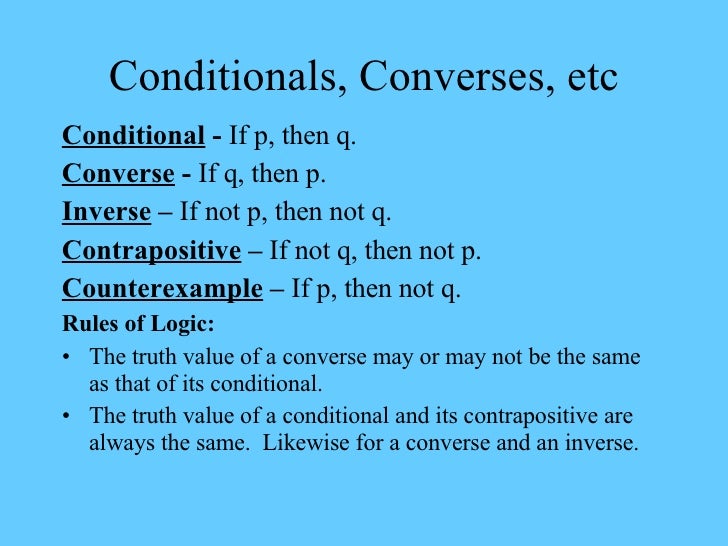Conditional Statements