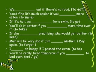 Conditional 4º Eso | PPT
