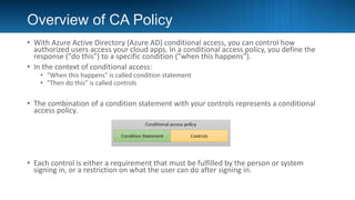 Preparing your enteprise for Hybrid AD Join and Conditional Access | PPTX