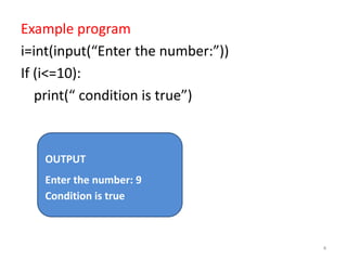 Conditional and control statement | PPT
