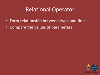 Conditional Constructs in Javascript | PPT | Free Download