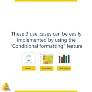 Conditional formatting in Power BI from community | PDF | Programming ...