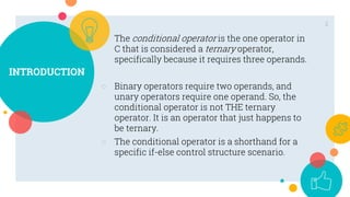 Conditional operators | PPT