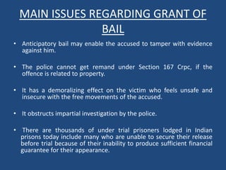 Conditional Bail Example Conditional release of accused on bond | PPTX
