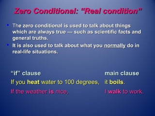 Conditionals 012(rules&exercises) | PPT