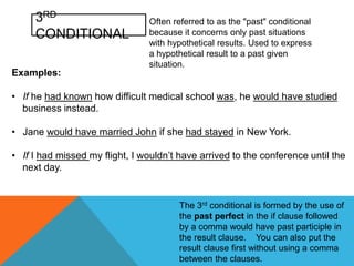 Expressing Conditional Examples Conditionals | PPTX