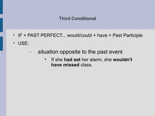 Conditionals four types and mixed | PPT