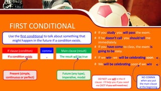 Comprehensive Guide to English Conditionals: Zero to Third | PPSX