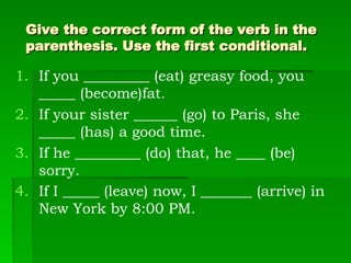 Four Types of conditionals and activities.ppt