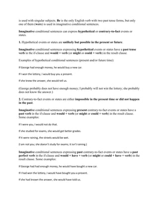 Express Arguments Using Conditional Conditional sentence | DOCX