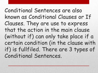 If Clause / Conditional Sentence | PPT