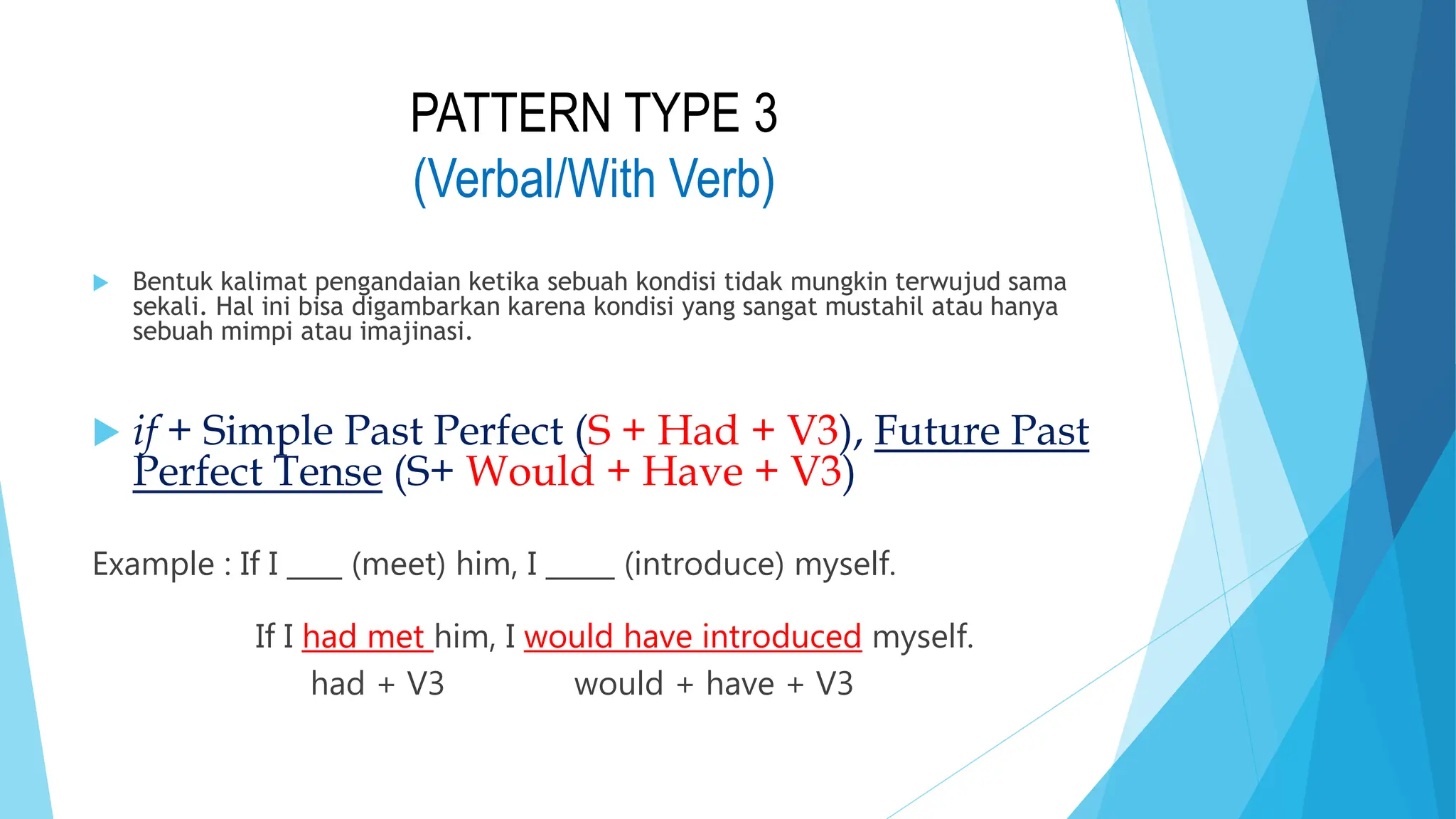 Conditional sentence type 0 1 2 3 pptx