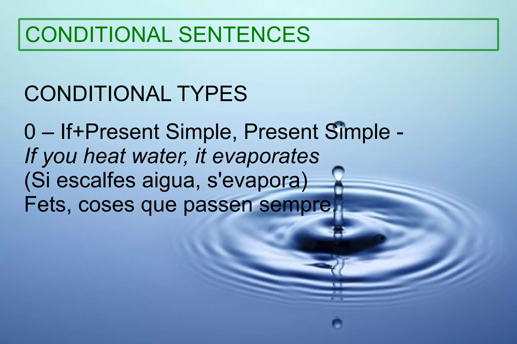 Conditional Sentences | ODP