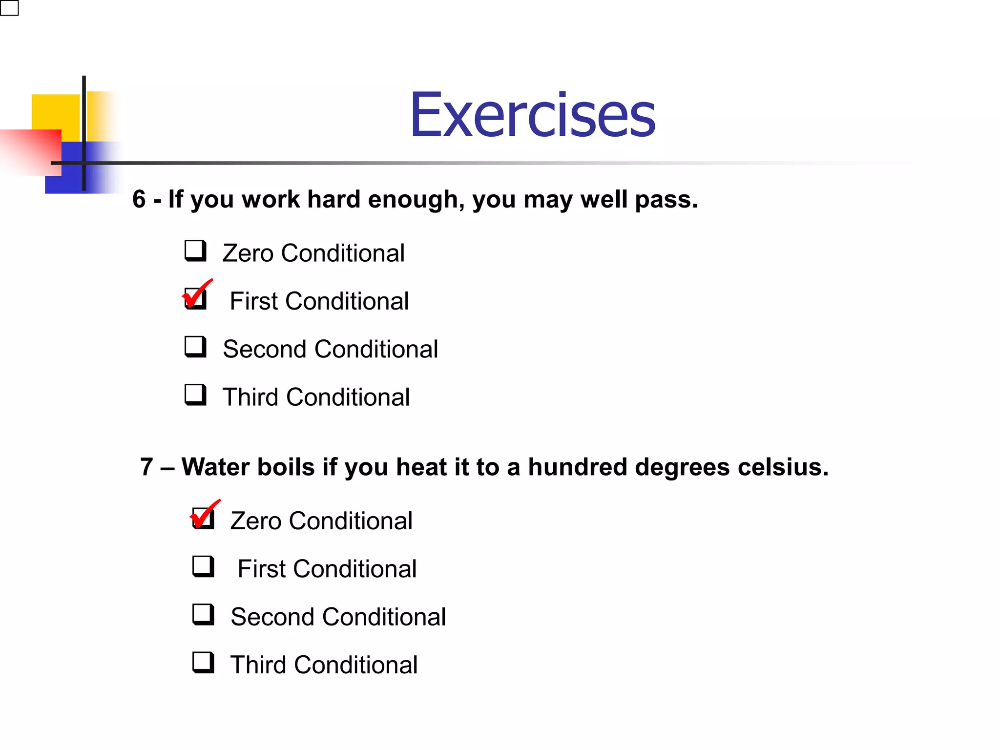   Third Conditional