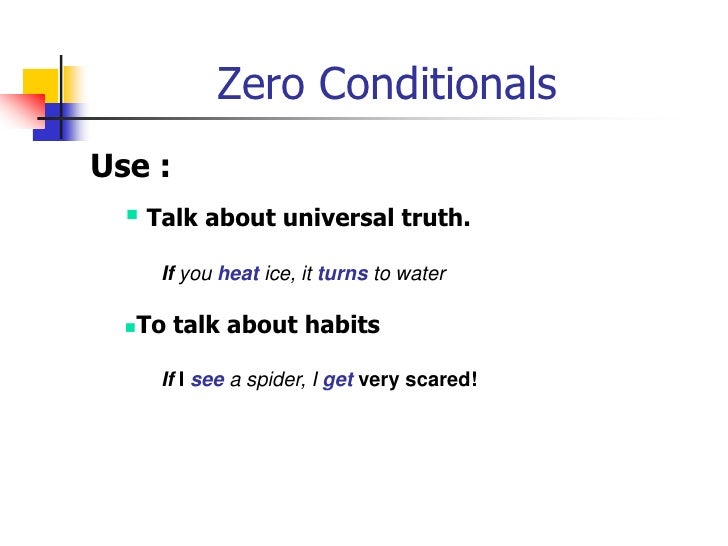 Conditional Sentences