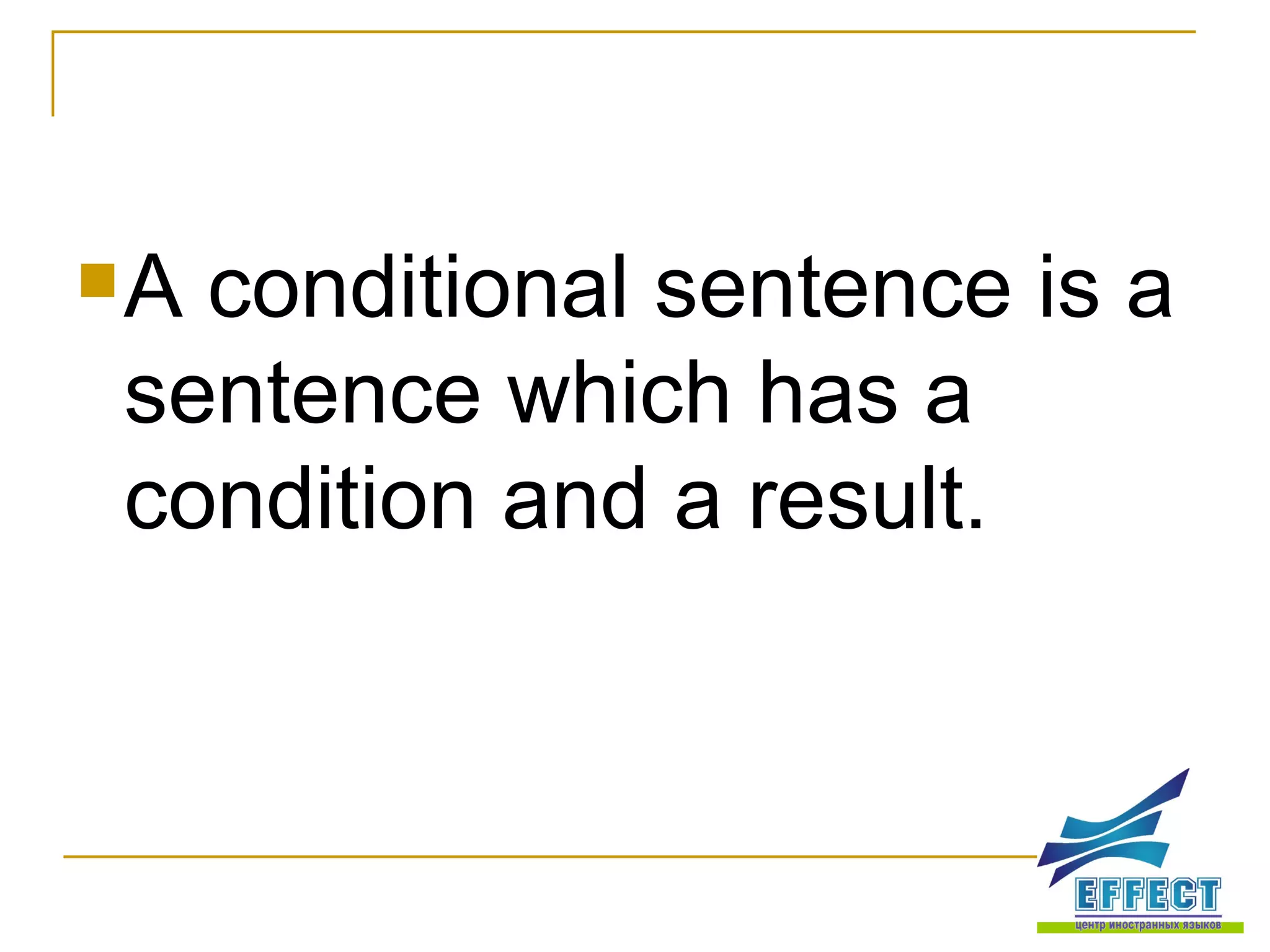Conditional sentences | PPT
