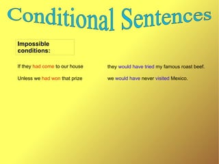 Conditional sentences | ODP