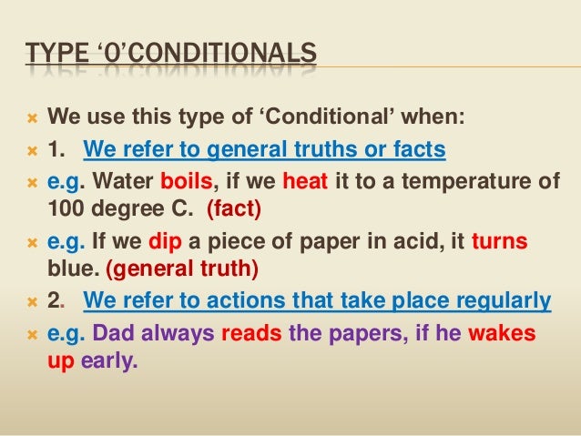 Conditional Sentences