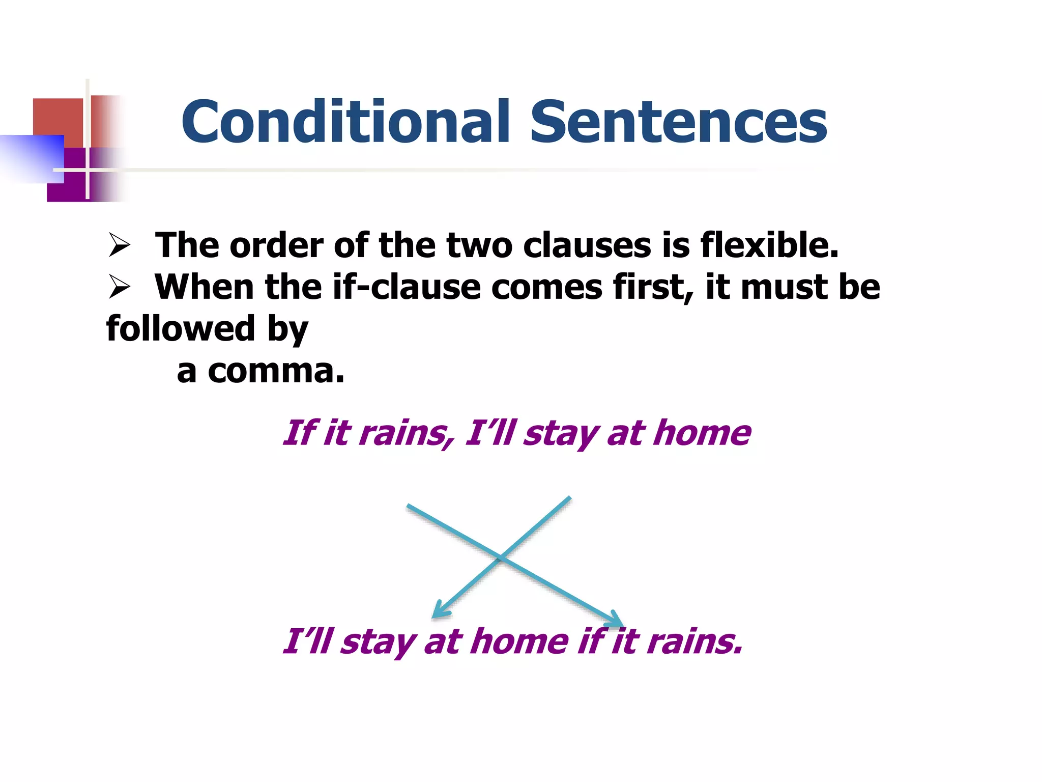 Conditional sentences | PPTX