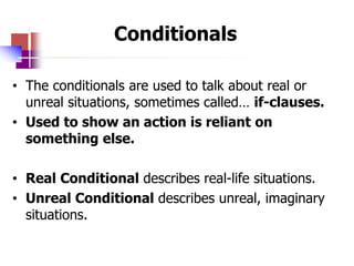 Conditional sentences | PPTX