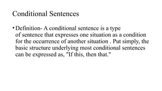 Conditional sentences.pptx this is conditional | PPTX