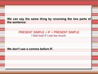 Conditional sentences type 1 | PPT