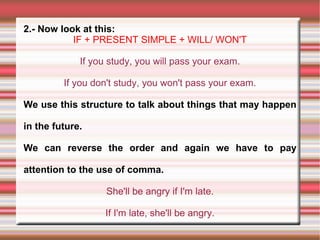 Conditional sentences type 1 | PPT