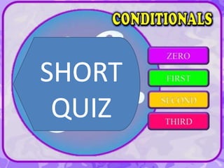 CONDITIONALS POWERPOINT PRESENTATION. COMPLETE | PPTX