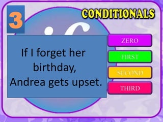 CONDITIONALS POWERPOINT PRESENTATION. COMPLETE | PPTX