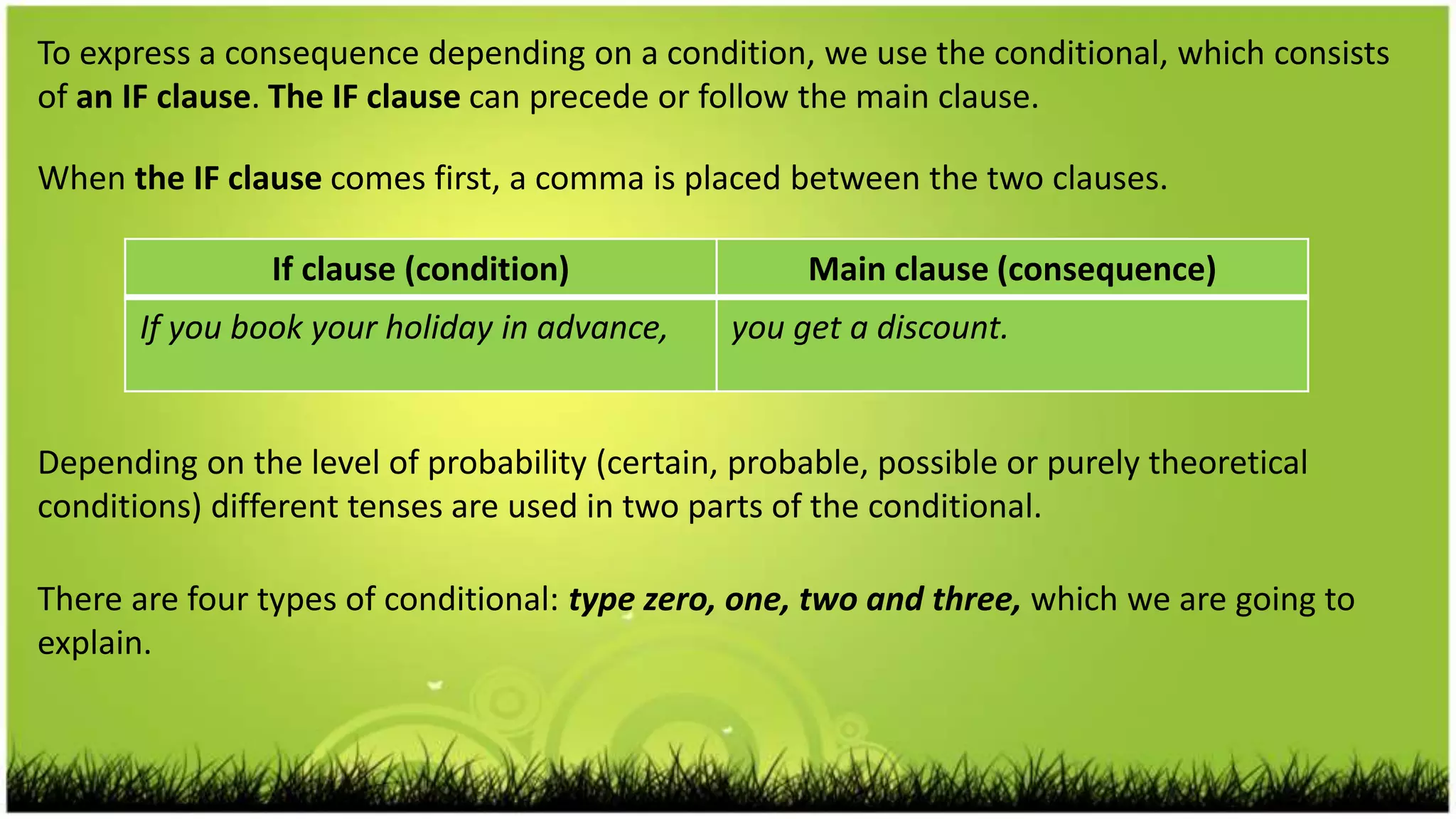 Conditionals presentation | PPT