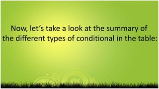 Conditionals presentation | PPT