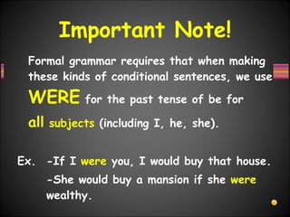 Conditionals presentation1 | PPT