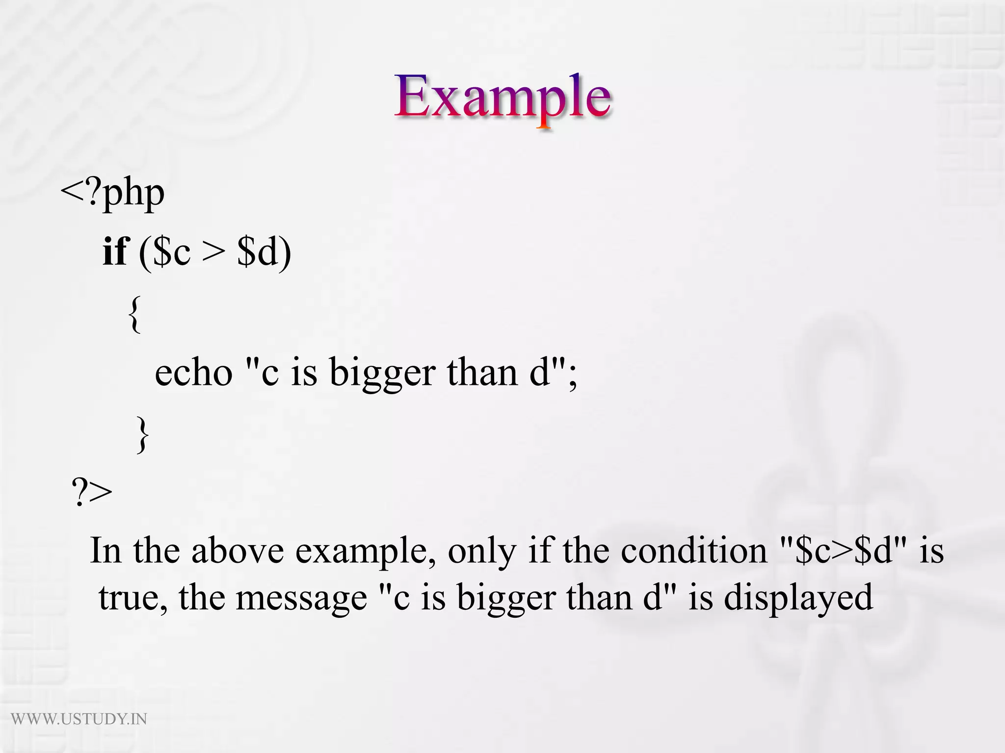 Conditional statement | PPTX
