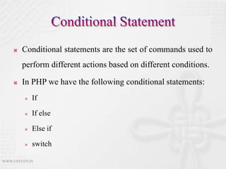 Conditional statement | PPT